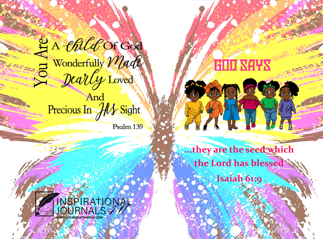 Copy of Butterfly Precious Seeds Youth Journal - Girls