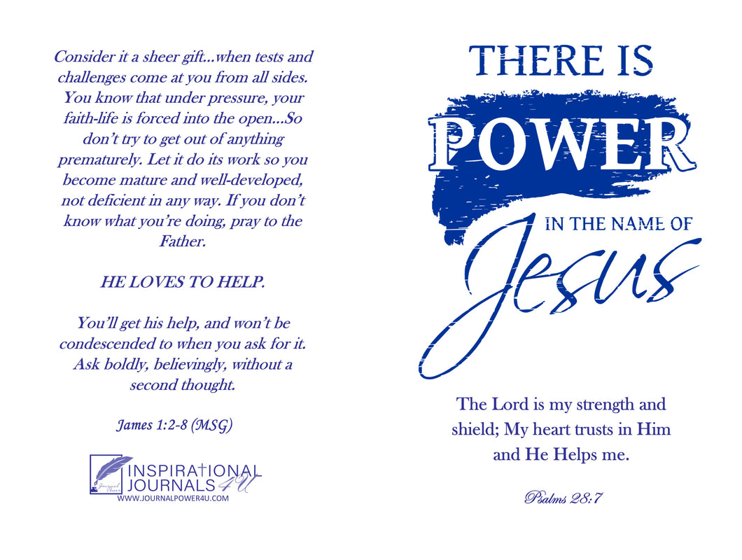 Power In the Name of Jesus (Blue)
